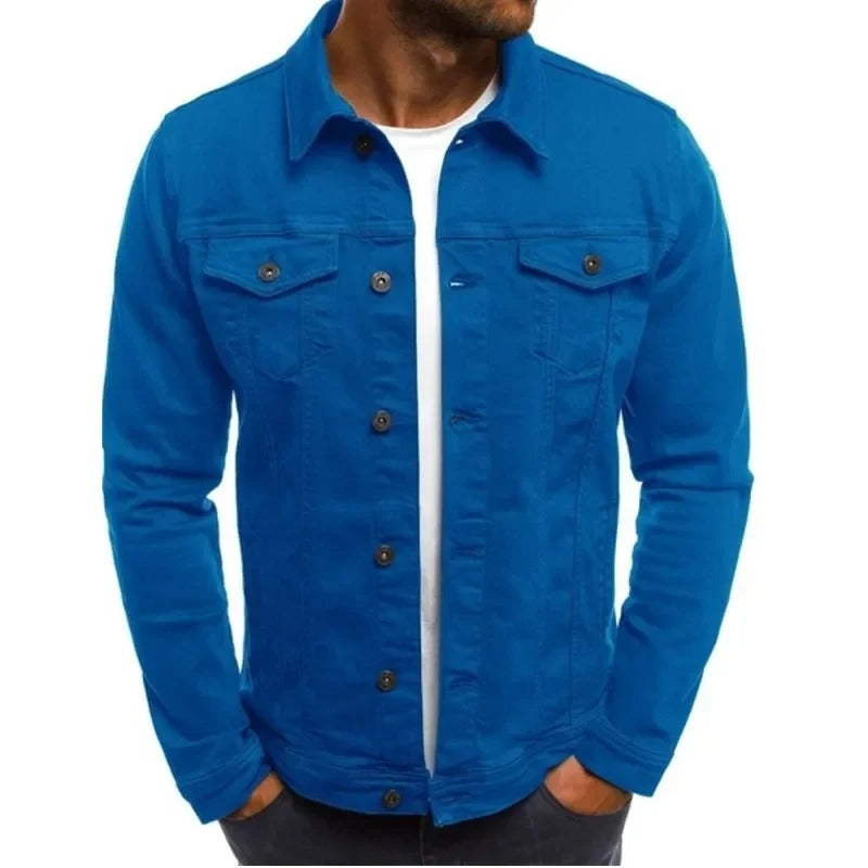 Men's Denim Streetwear Jacket
