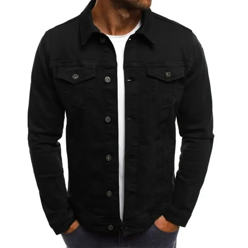 Men's Denim Streetwear Jacket