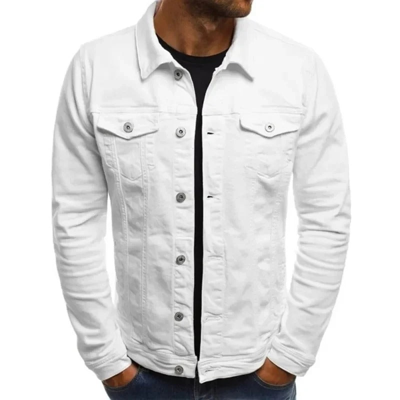 Men's Denim Streetwear Jacket