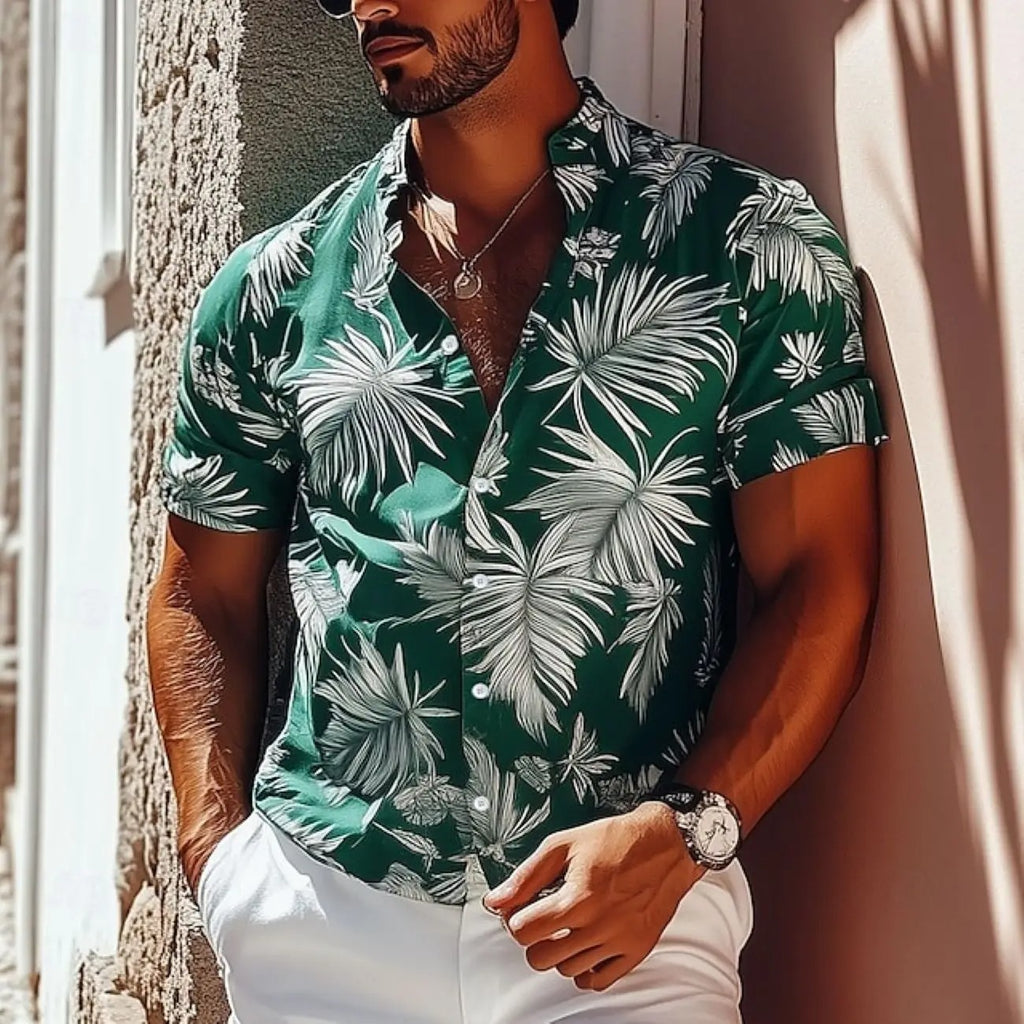 Men's Leaf Aloha